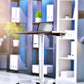 Pneumatic Adjustable Height Laptop Desk, Sit and Stand Mobile Laptop Computer Desk Cart, Ergonomic Design, Excellent Lectern for Classrooms, Offices, and Home, Silver (LPTR)