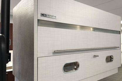 Dental Operatory Side Cabinet with Monitor and CPU Storage