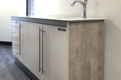 Dental Operatory Side Cabinet with Monitor and CPU Storage