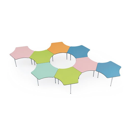 CURVED HEXAGON COMBINATION TABLE Rf-KP-02007