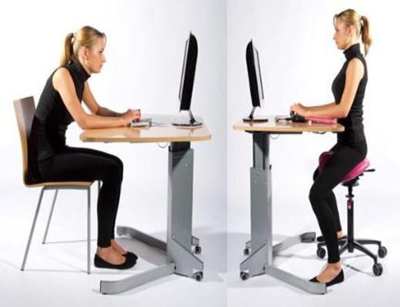 Salli Chin with Salli Back Stretch Support, Black - Rife Medical Furniture