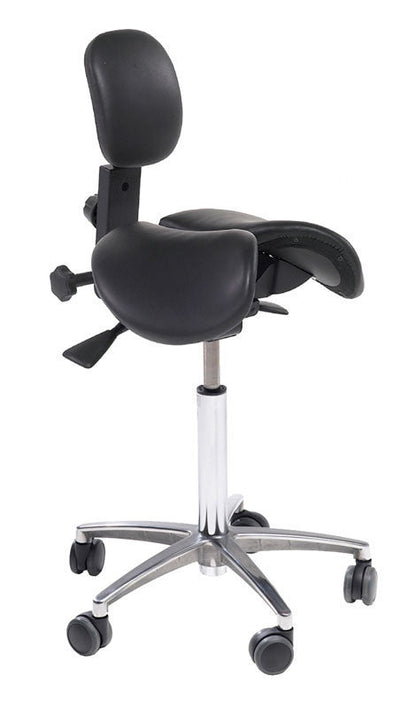 Salli Chin with Salli Back Stretch Support, Black - Rife Medical Furniture