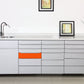 Dental side cabinet white